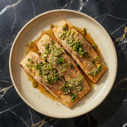 Salmon with Honey and Ginger