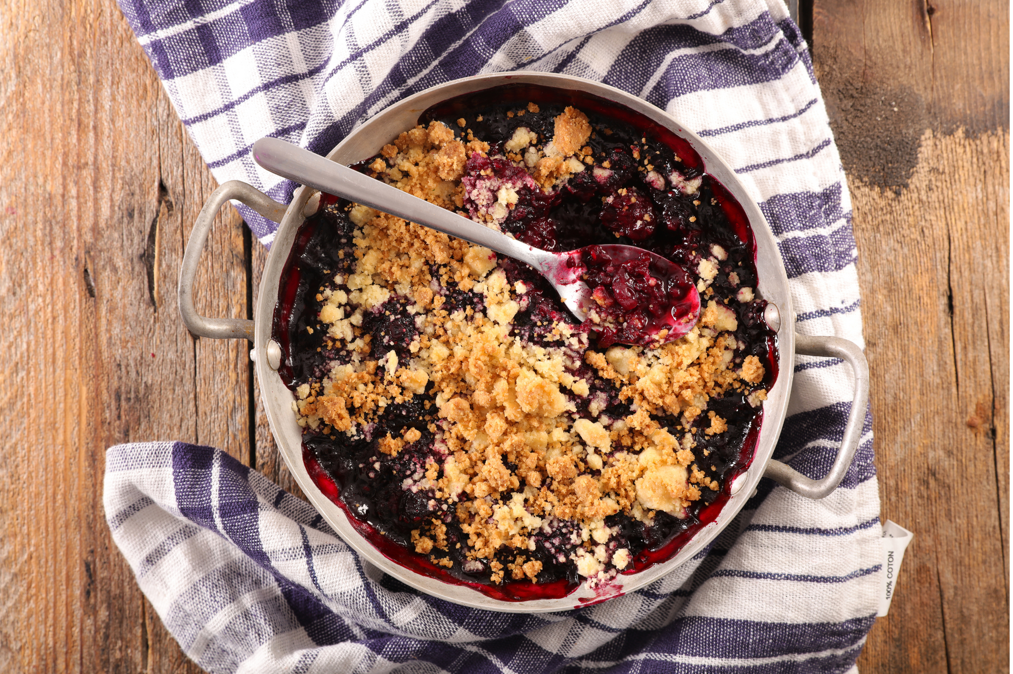 Blueberry Apple Crumble