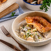 Chicken, Leek and Mushroom Pie