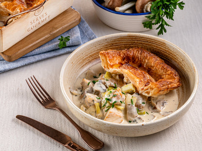 Chicken, Leek and Mushroom Pie