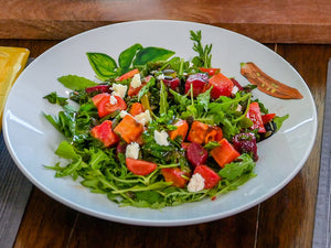 Roasted Butternut Squash, Beetroot and Feta Salad