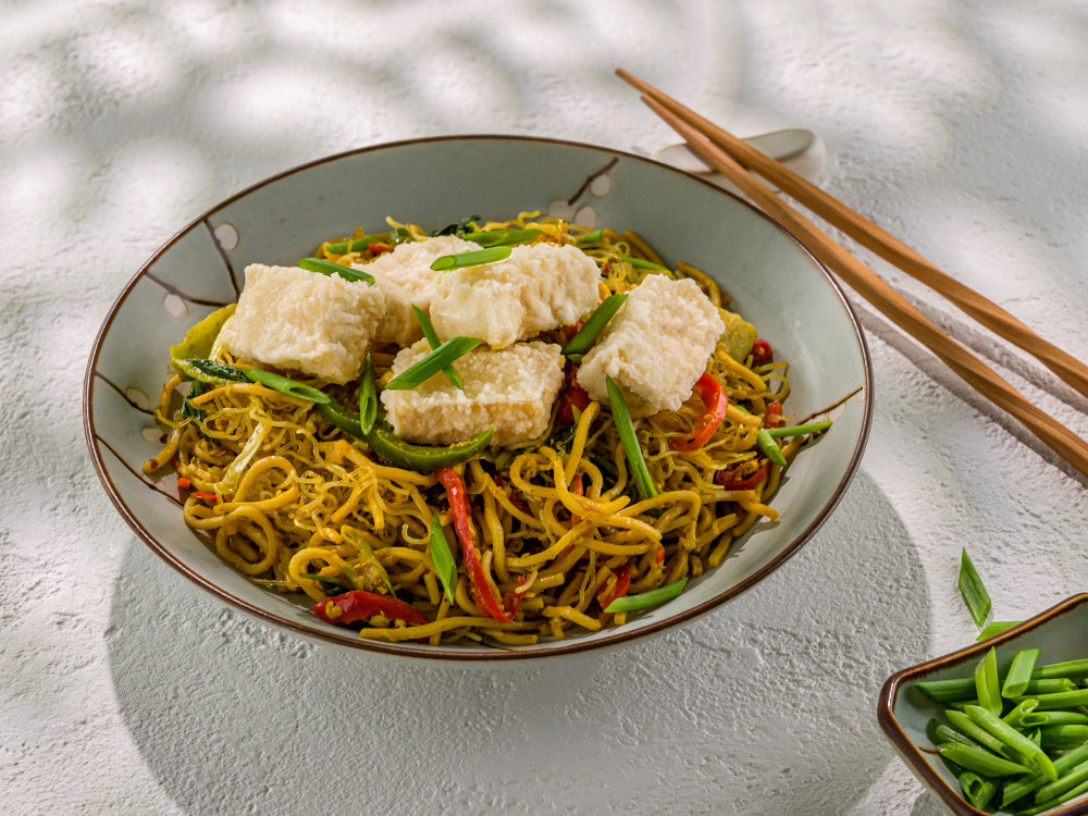 Vegetable Noodles with Tofu